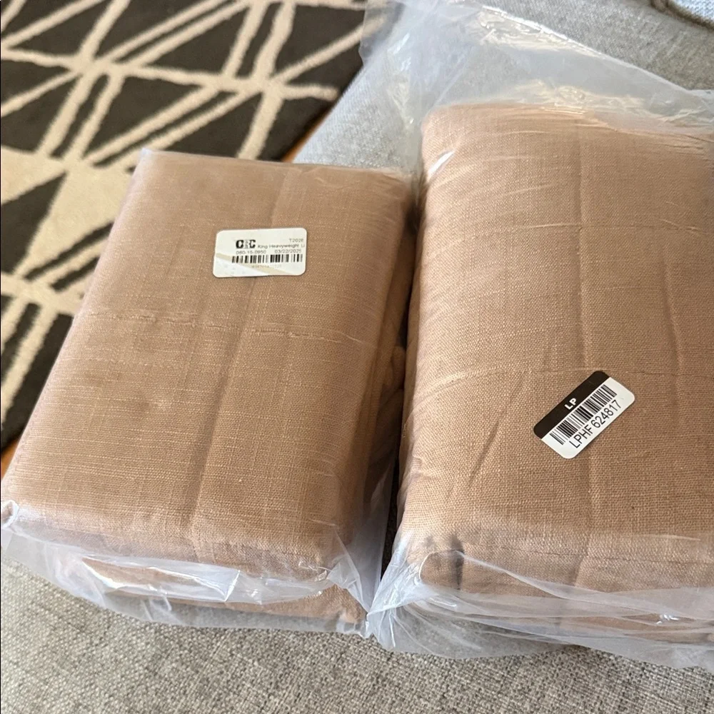 Casaluna Quilted Pillow Cover in Warm Brown set of 2.